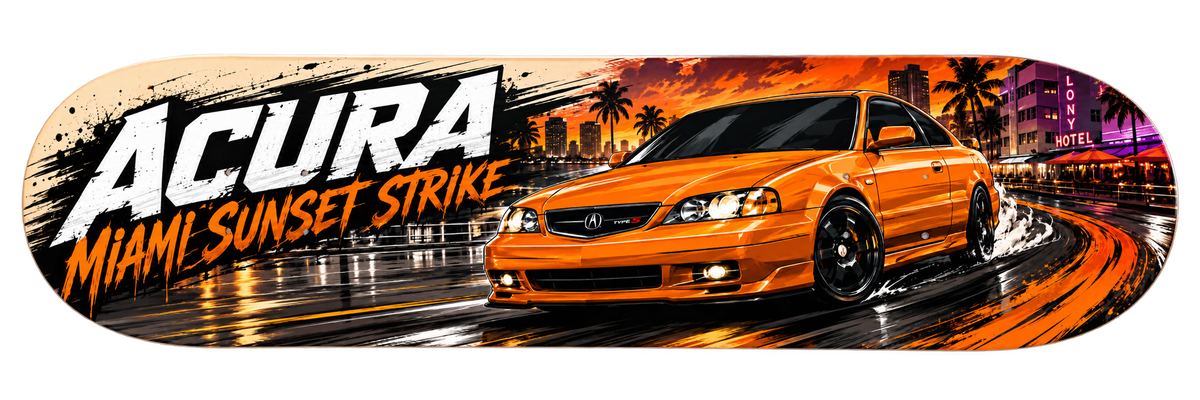 Acura — Skateboard Deck — Design 03