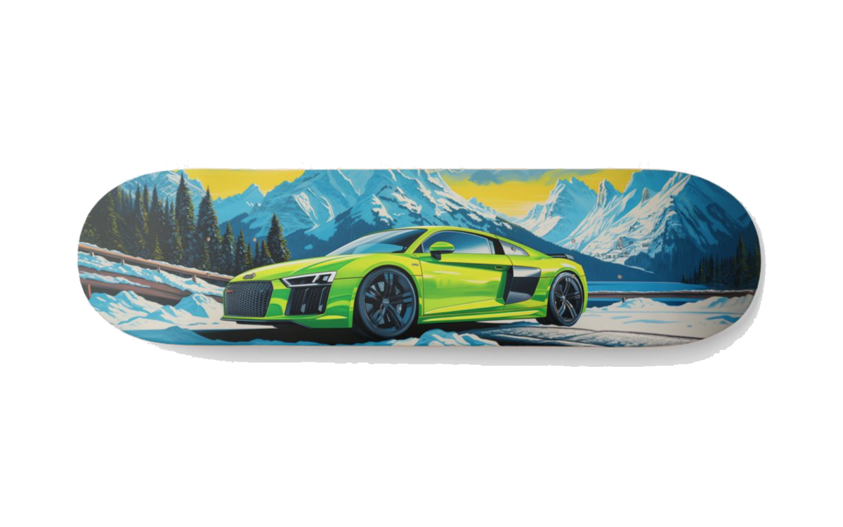 Audi Lime Mountain — Skateboard Deck