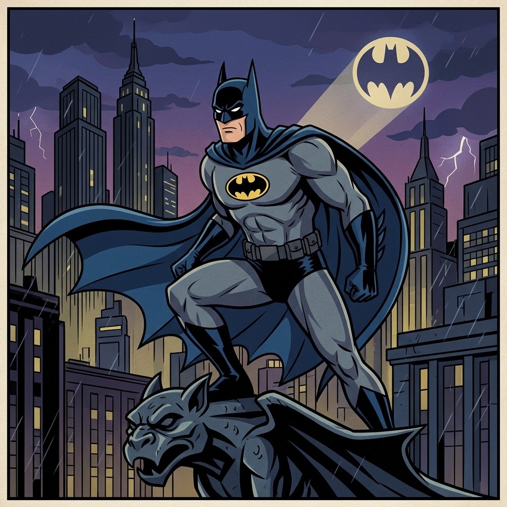Batman — 4x4 Comics Tile