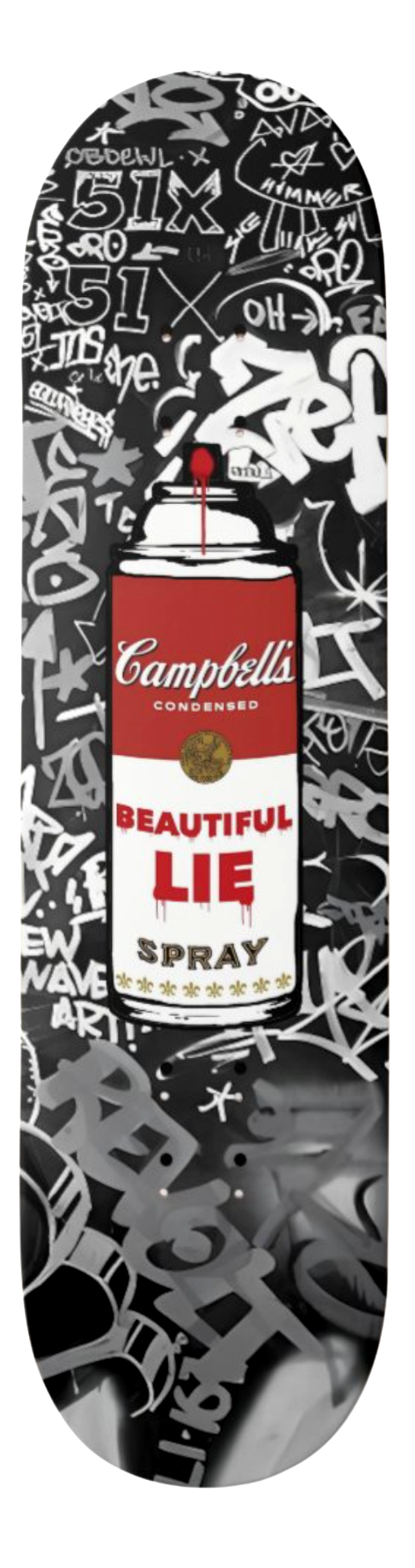 Beautiful Lie Spray Graffiti — Skateboard Deck