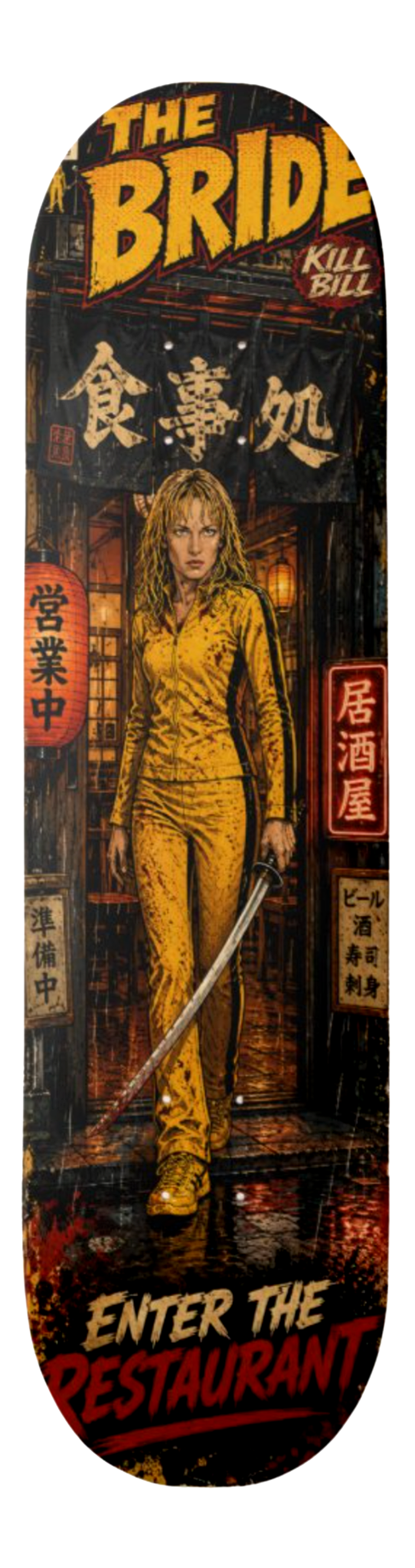 The Bride Restaurant Entrance — Skateboard Deck