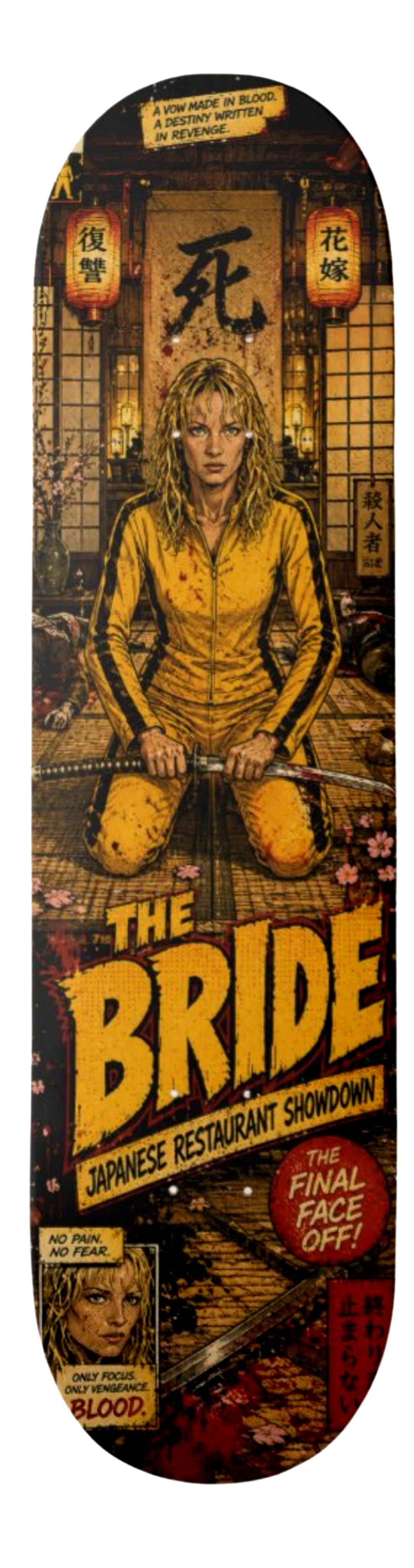 The Bride Japanese Restaurant Showdown — Skateboard Deck