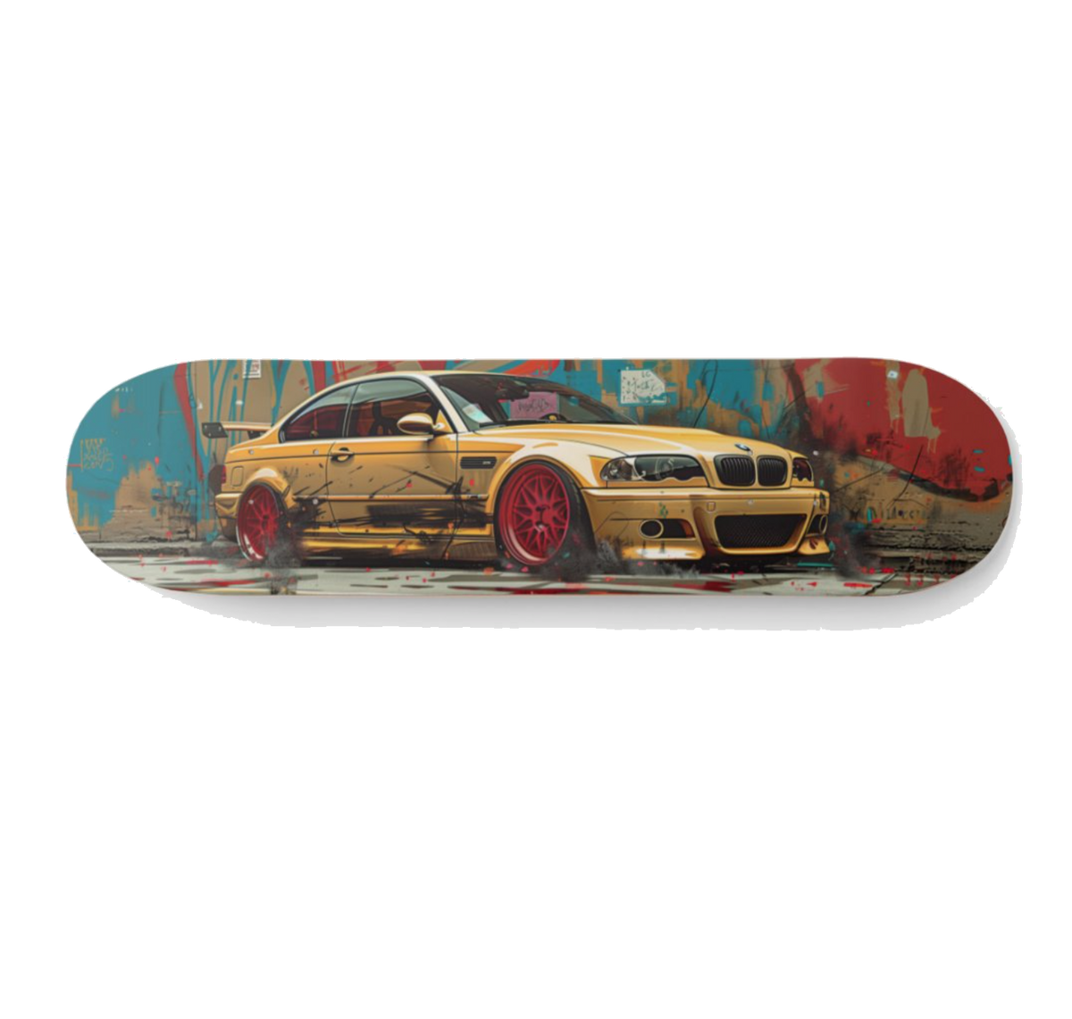 BMW Automotive Art Skateboard Deck — Design 52