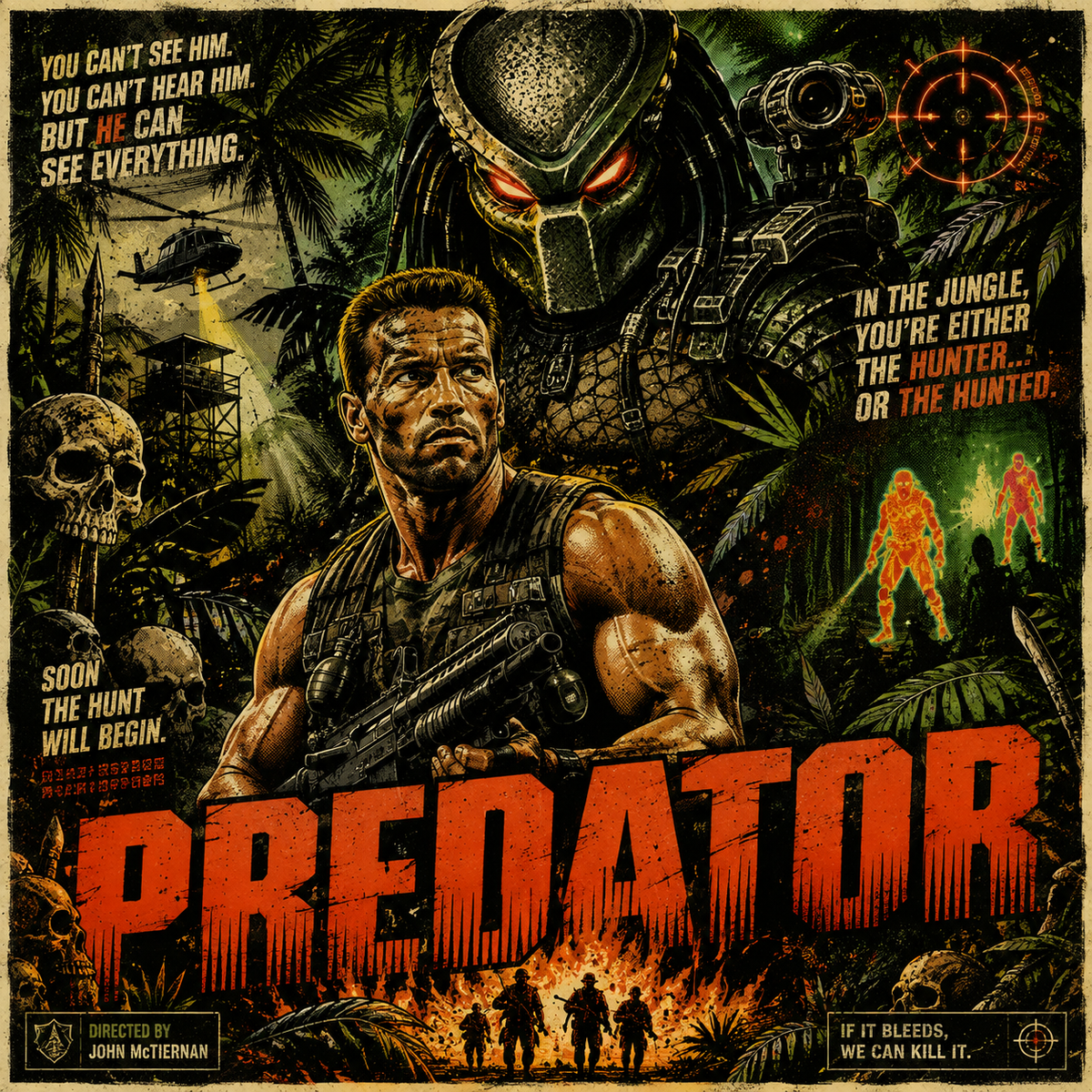 Predator- 4x4 Tile
