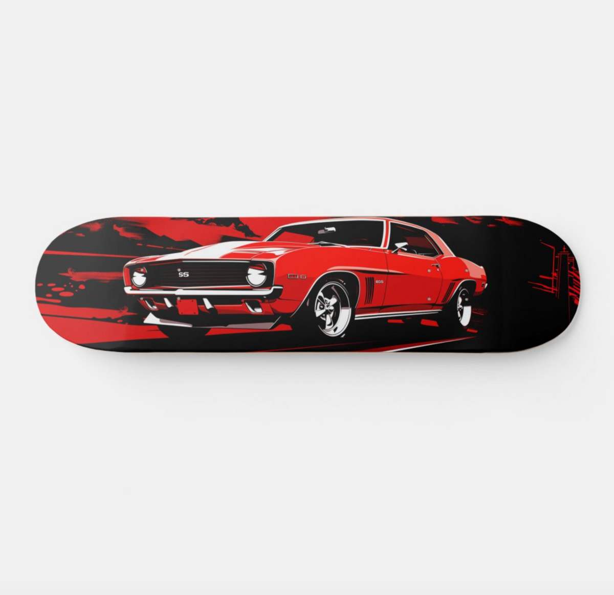 Chevy Automotive Art Skateboard Deck — Design 32