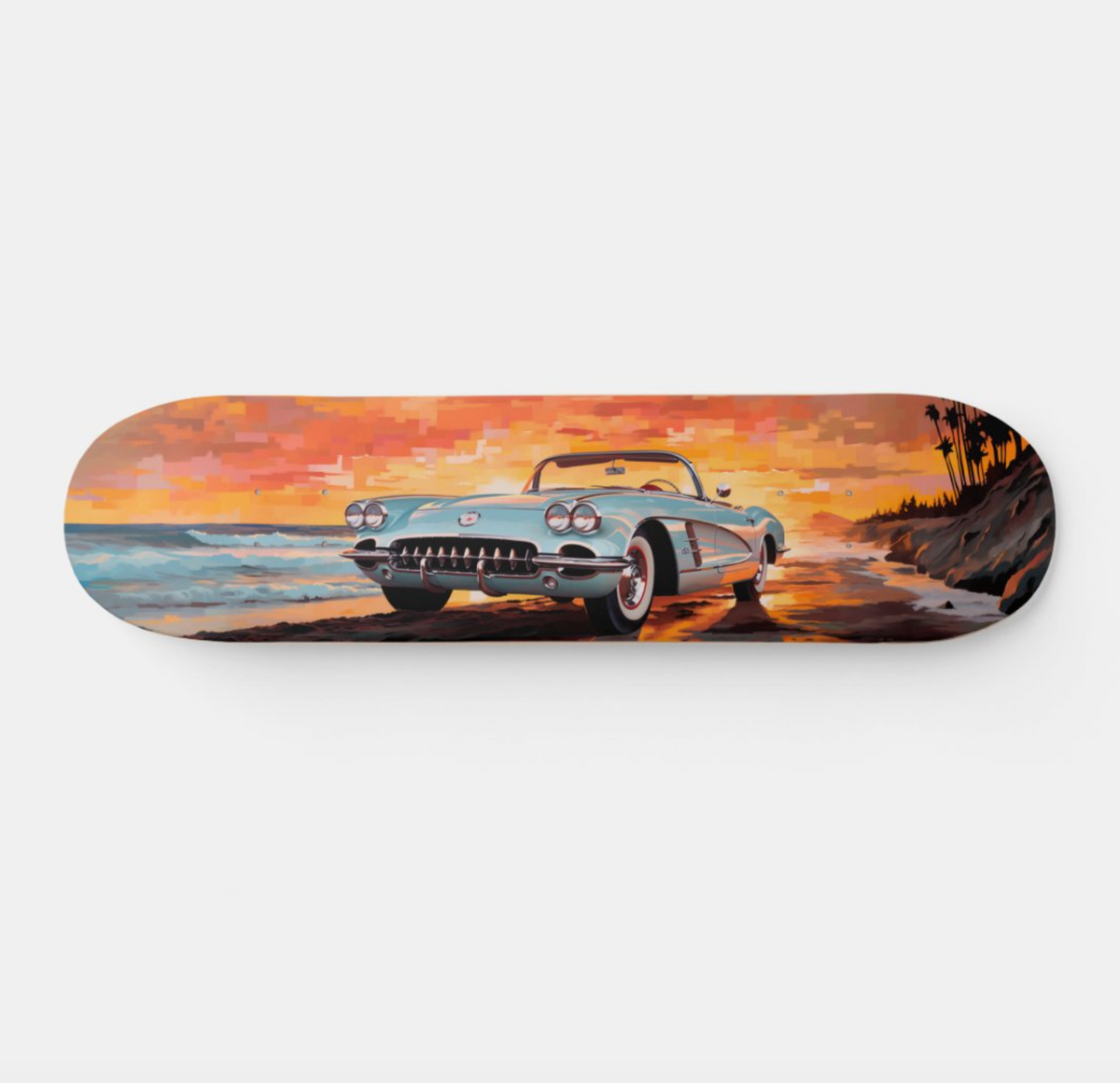 Chevy Automotive Art Skateboard Deck — Design 34