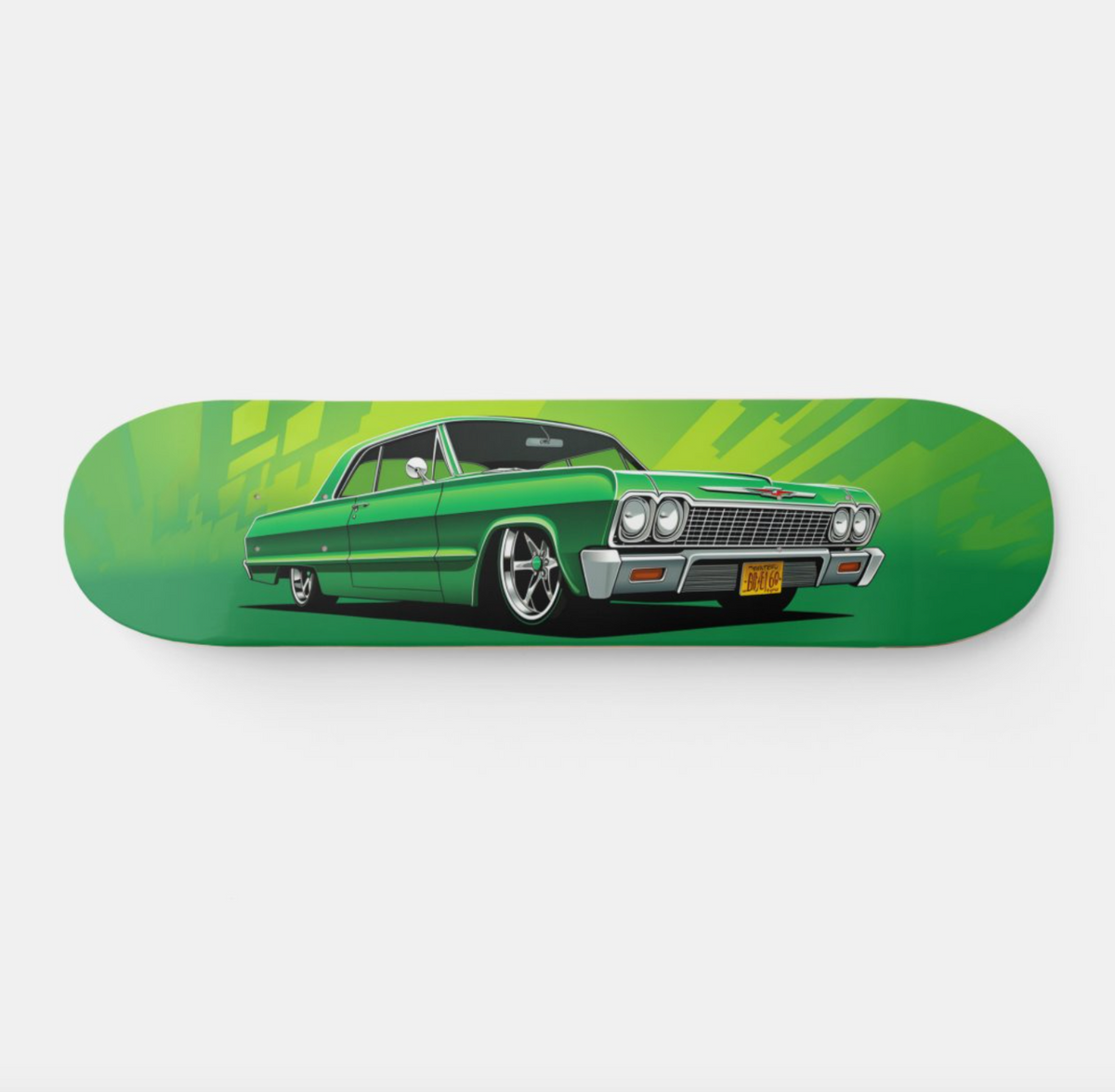 Chevy Automotive Art Skateboard Deck — Design 35