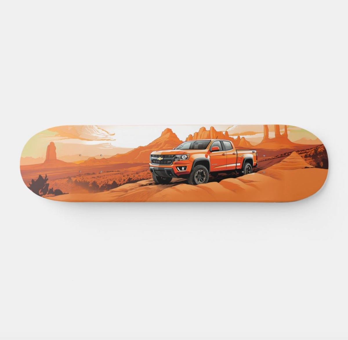 Chevy Automotive Art Skateboard Deck — Design 36