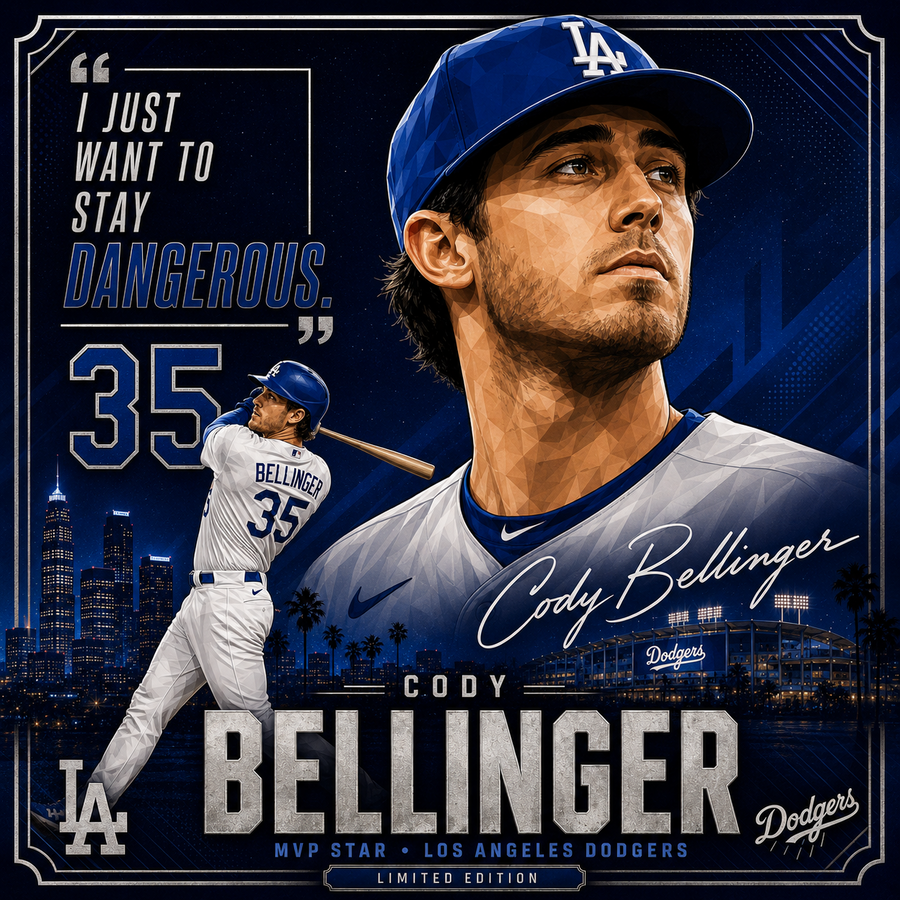 Cody Bellinger — 4×4 Tile