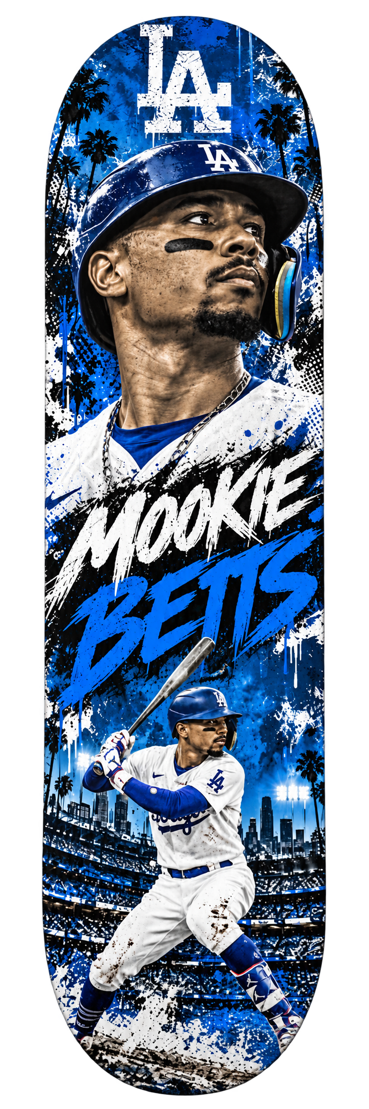 Mookie Betts — Dodgers Skateboard Deck