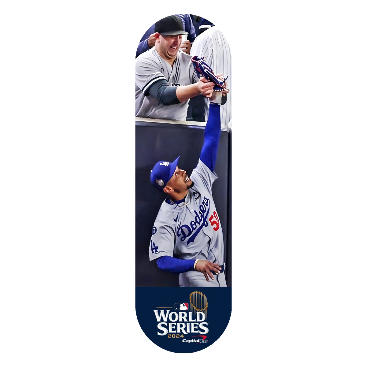 Dodgers World Series Fan Catch — Skateboard Deck
