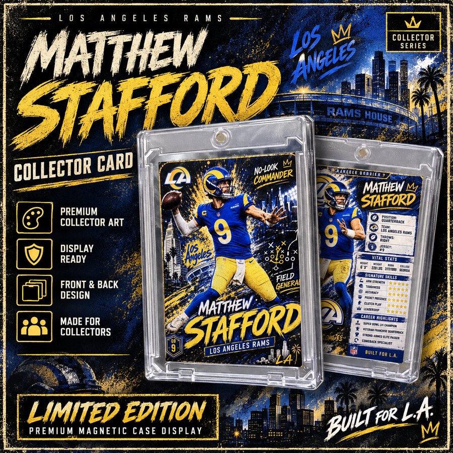 Matthew Stafford- Trading Card