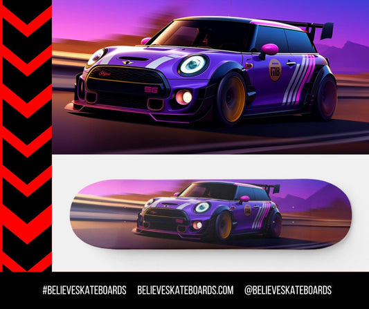 Mini Cooper- Custom Skateboard