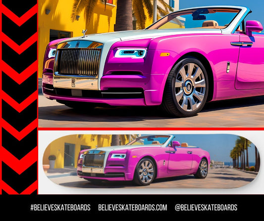 Rolls Royce- Custom Skateboard