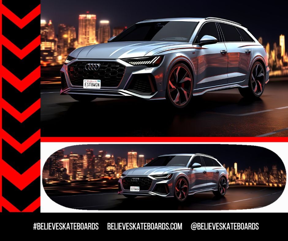 Audi- Custom Skateboard
