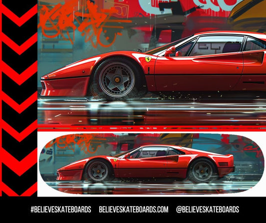 Ferrari- Custom Skateboard