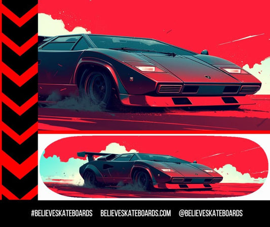 Lamborghini- Custom Skateboard
