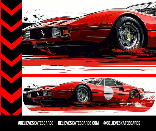 Ferrari- Custom Skateboard