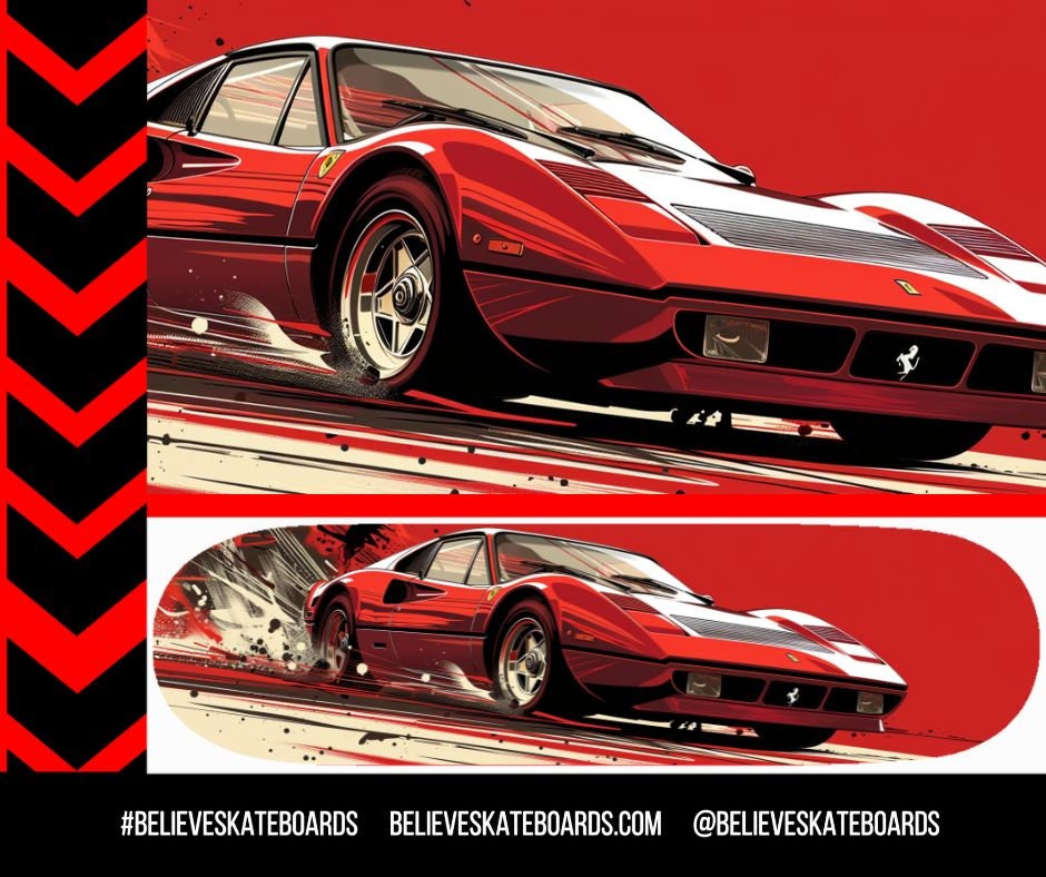 Ferrari- Custom Skateboard