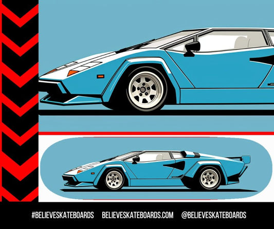 Lamborghini- Custom Skateboard