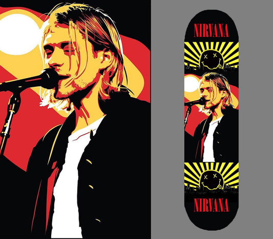 Teen Spirit- Customized Skateboard