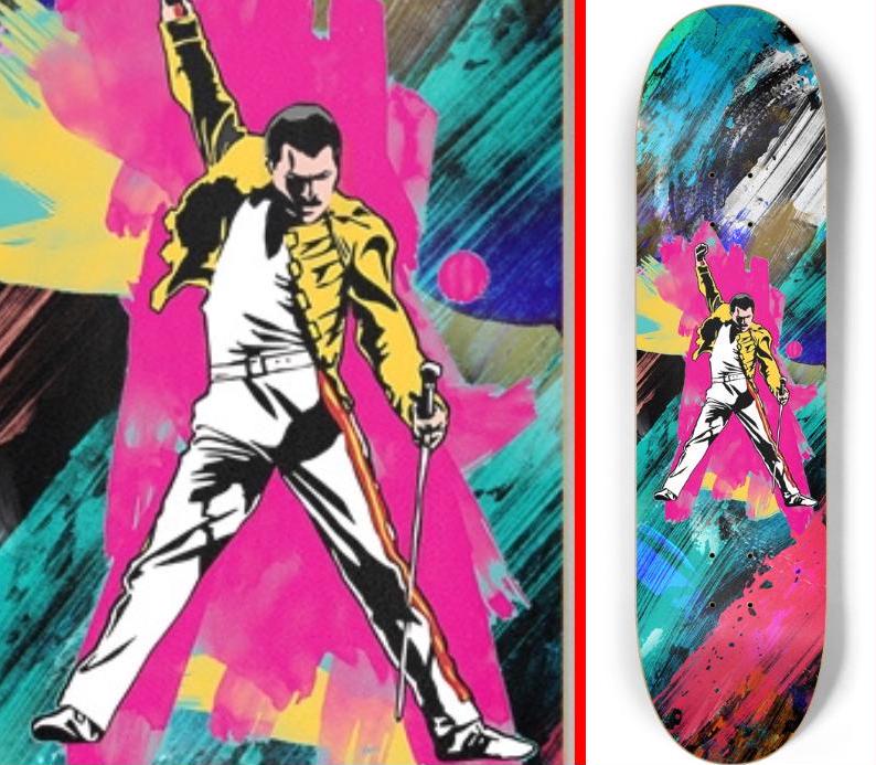 Freddie- Customized Skateboard