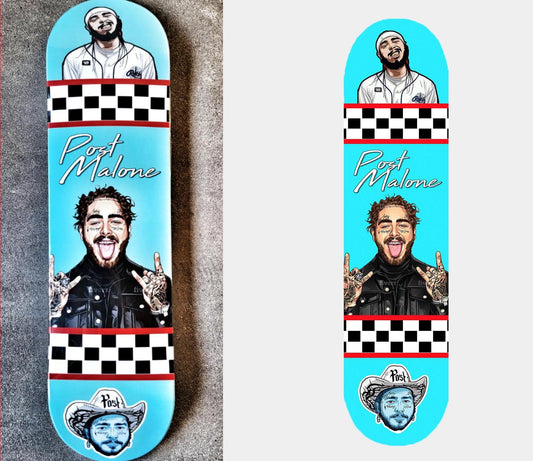 Home Malone- Customized Skateboard
