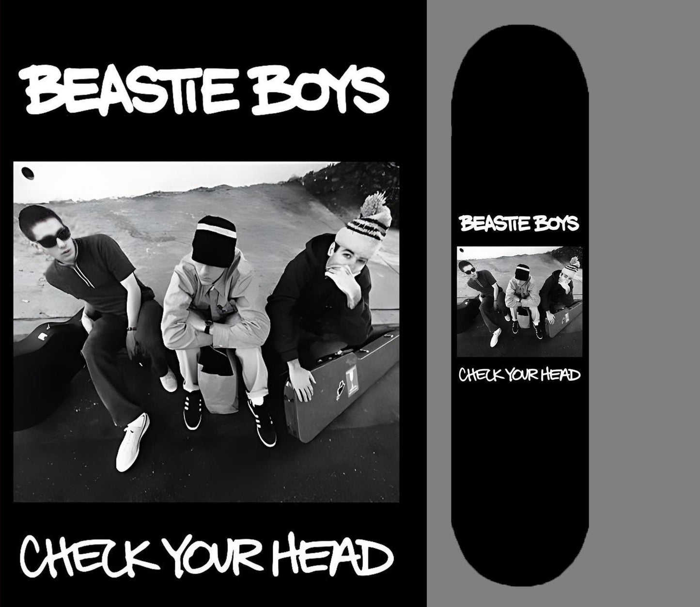 NYC Rappers 2- Customized Skateboard