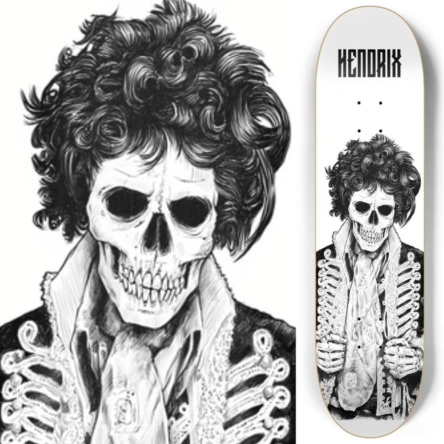 Skeleton Jimi- Customized Skateboard