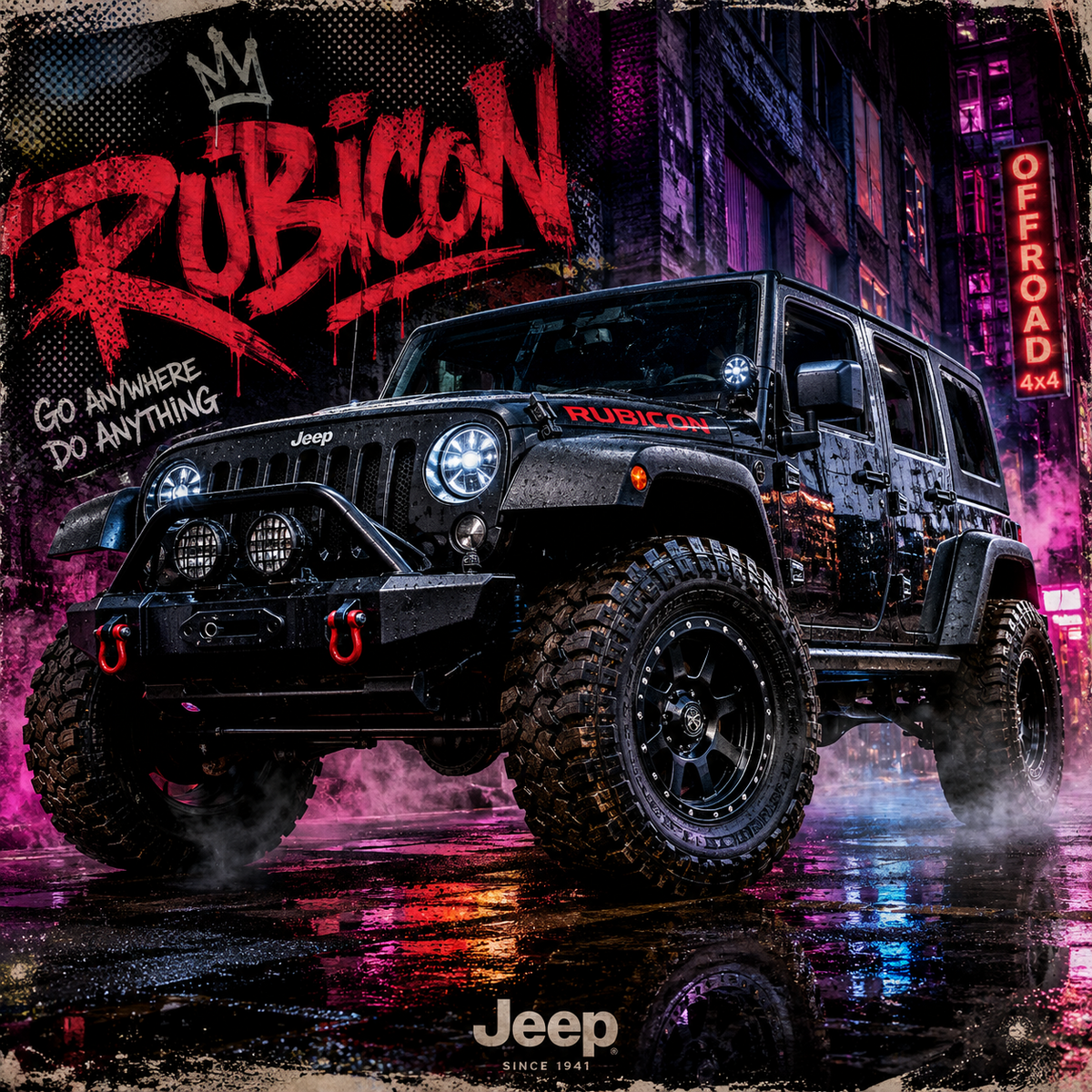 Jeep Rubicon – Automotive 4x4 Tile