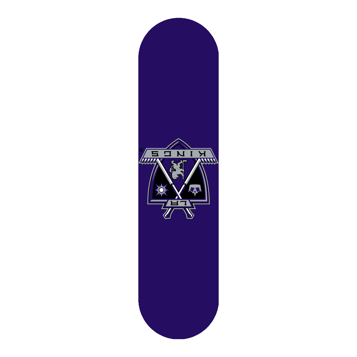 Los Angeles Kings Crossed Sticks — Skateboard Deck