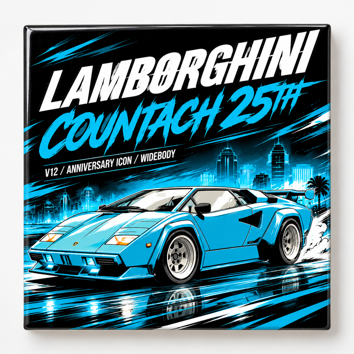 Lamborghini car themed art