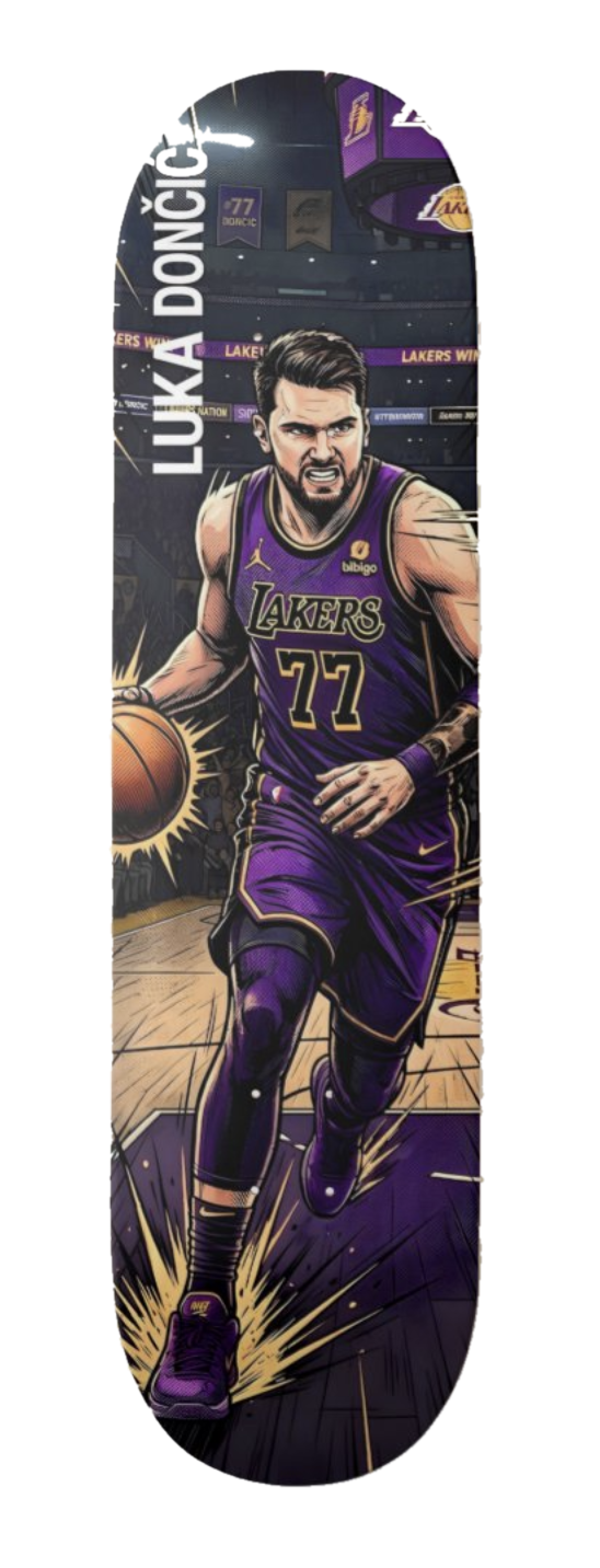 Luka Doncic Lakers — Skateboard Deck
