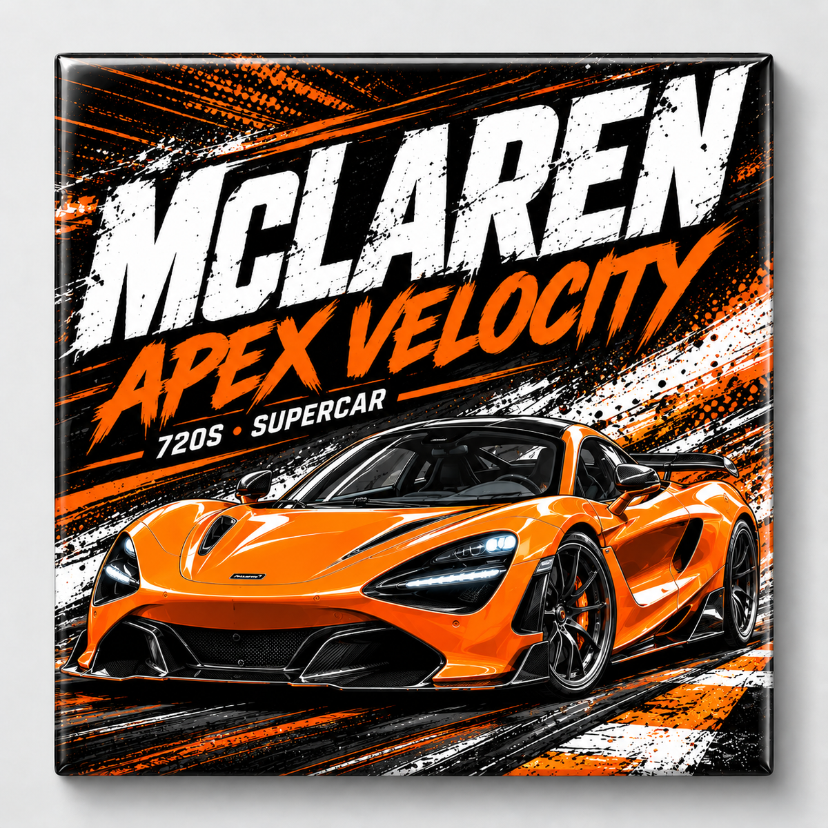 McLaren Apex Velocity car themed art