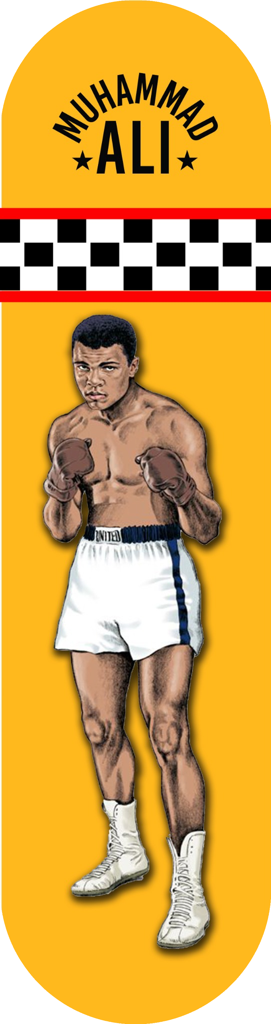 Muhammad Ali Yellow — Skateboard Deck