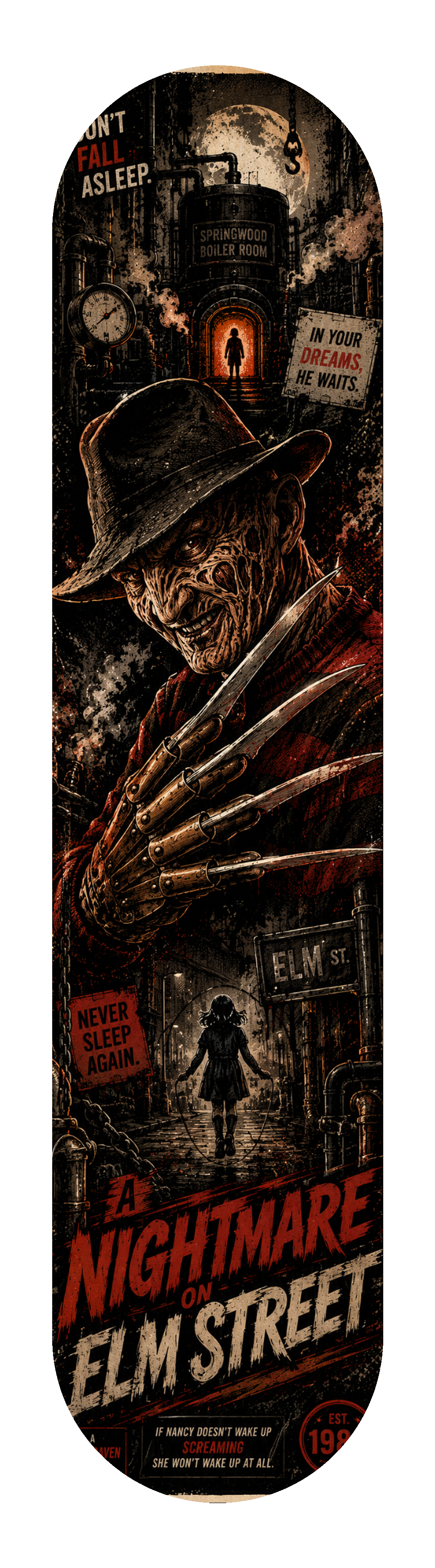 A Nightmare on Elm Street — Skateboard Deck