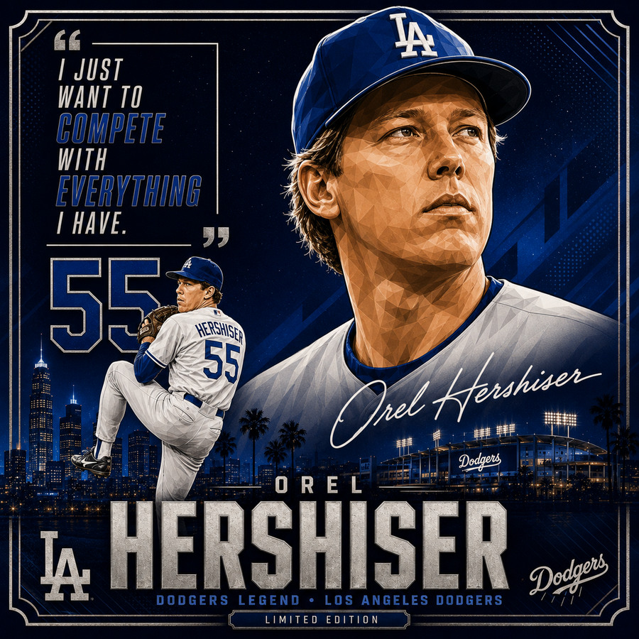 Orel Hershiser — 4×4 Tile