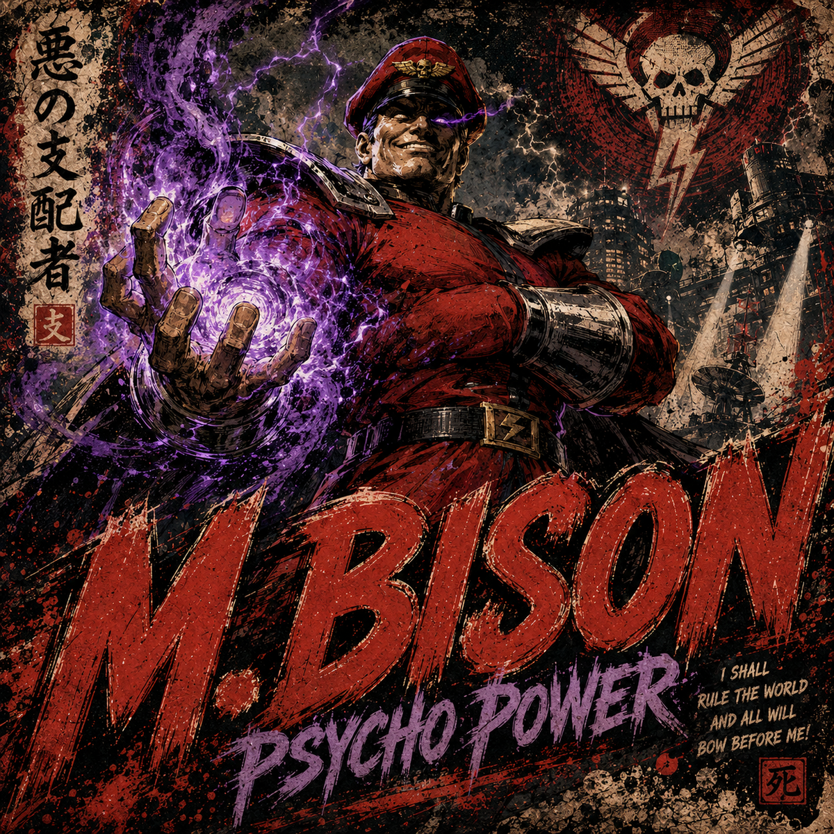 M. Bison — 4x4 Tile