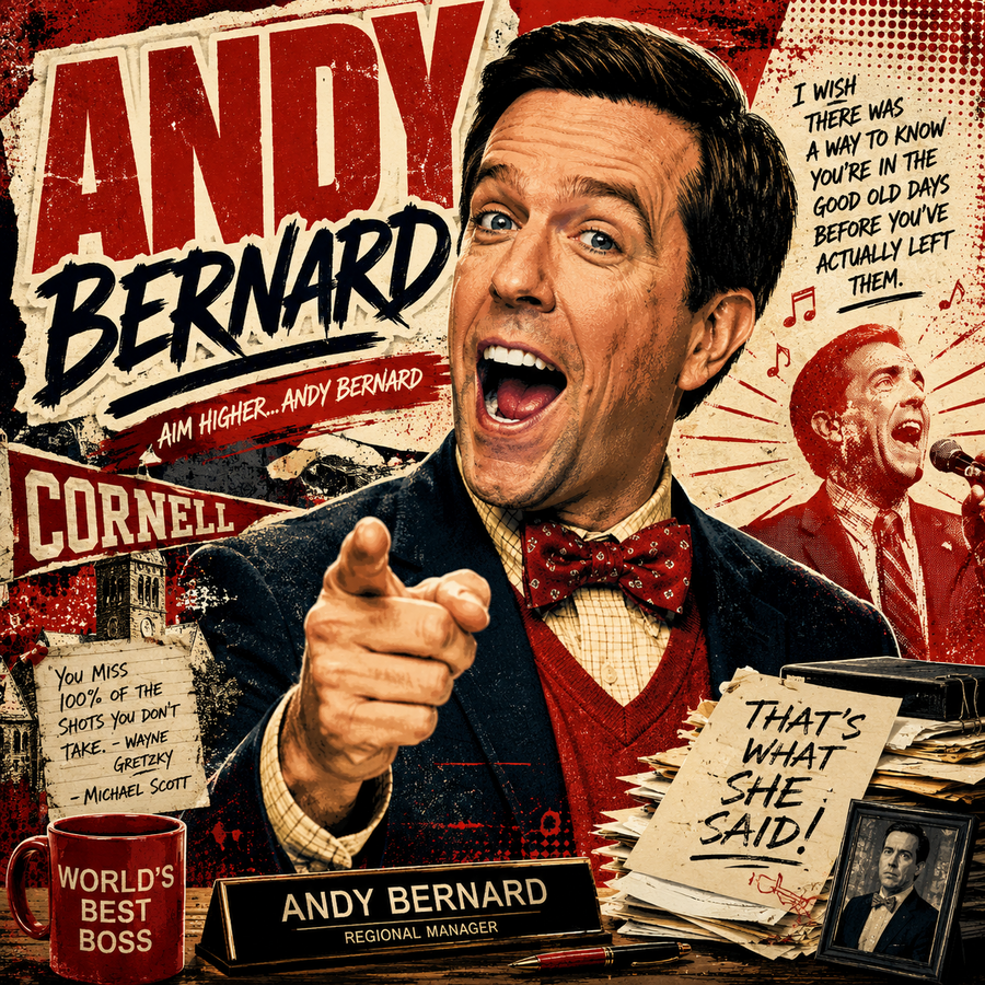 Andy Bernard – The Office 4x4 Tile