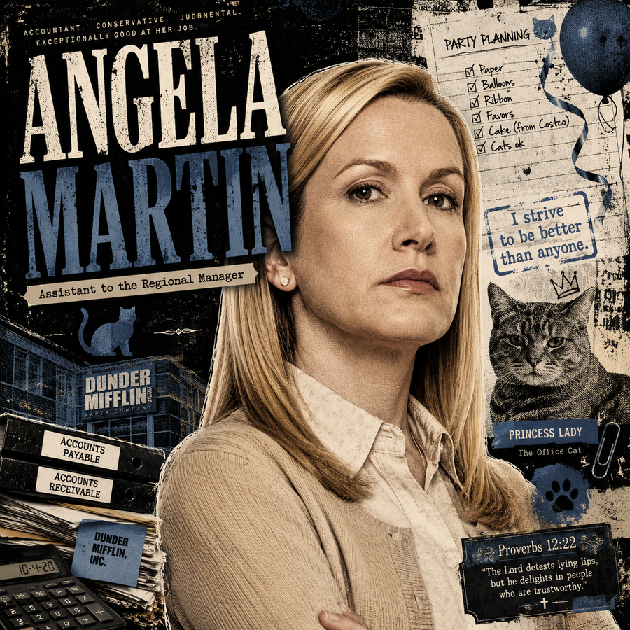 Angela Martin – The Office 4x4 Tile
