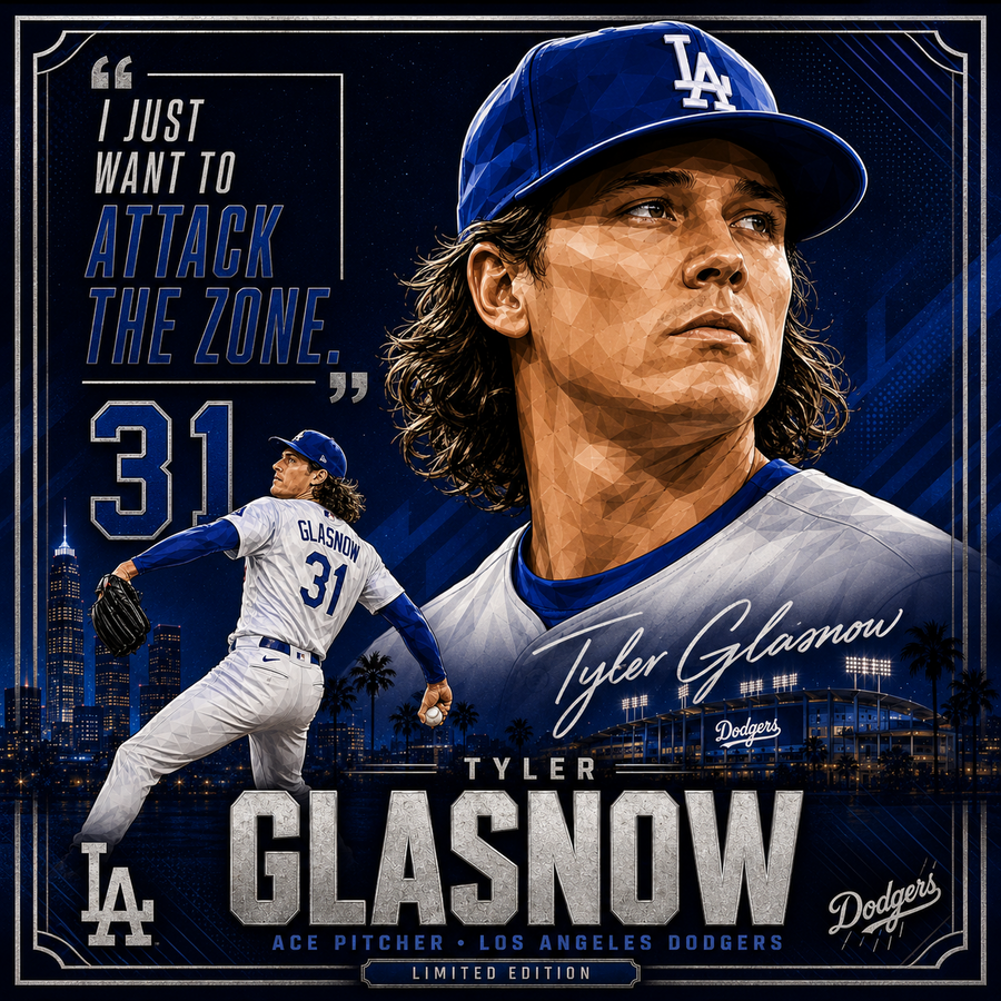 Tyler Glasnow — 4×4 Tile