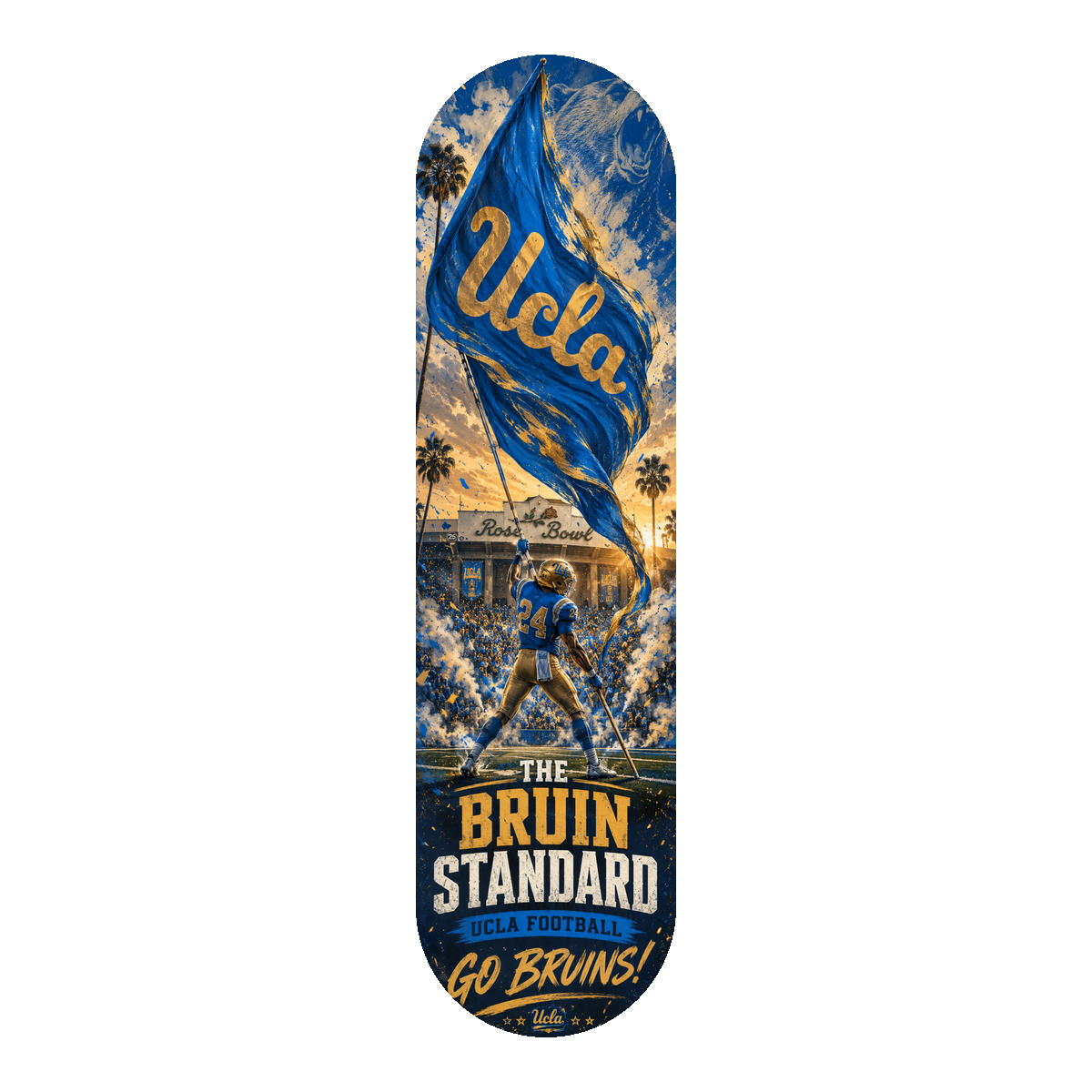 UCLA Bruin Standard Skateboard Deck
