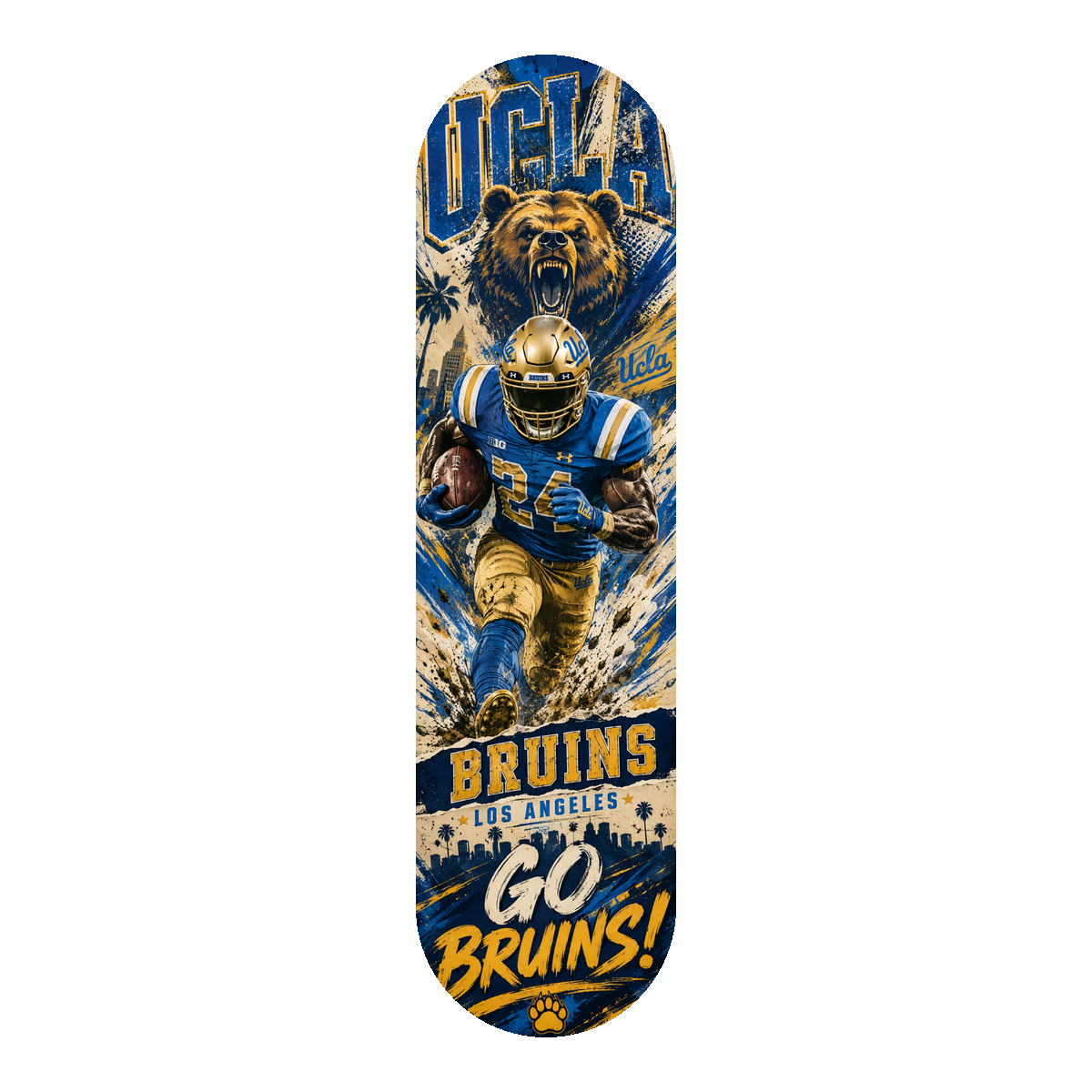 UCLA Go Bruins Skateboard Deck