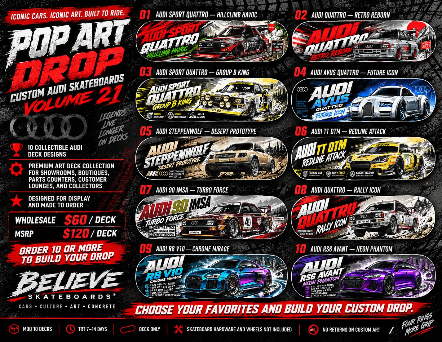 Audi Volume 21 ten-deck catalog
